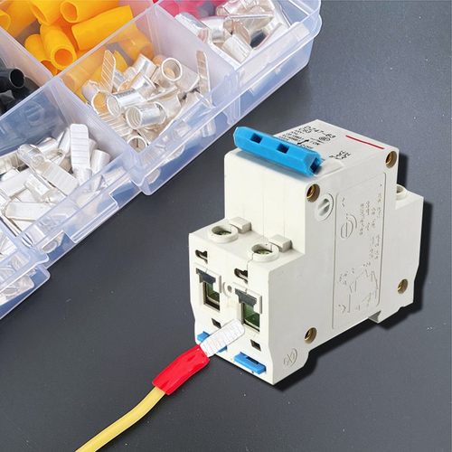 2只紫铜插片护DZ空插针铜鼻子端头断路器片型接线端子