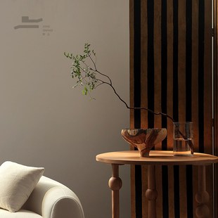 形上冯哲元陶瓷瓶中古侘寂风手绘艺术大器民宿茶空间桌面