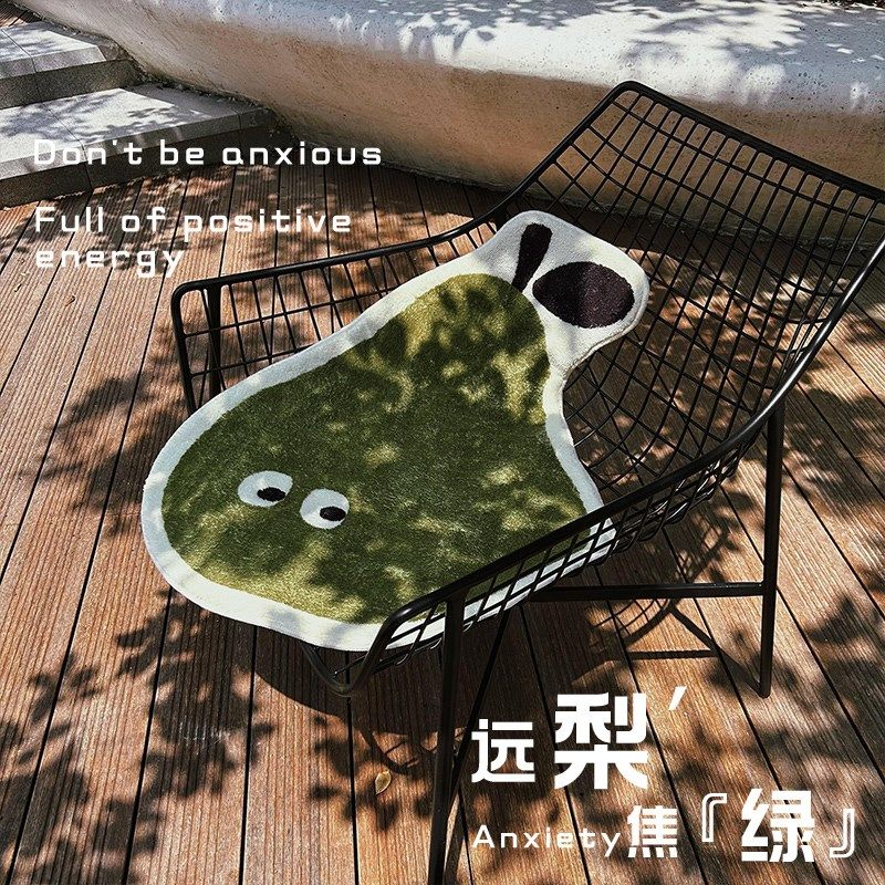 远梨焦绿 创意in风异形地毯卧室床边毯儿童房间加厚地垫,居家布艺,床边毯,淘宝优惠券,粉丝福利购,淘宝优惠卷