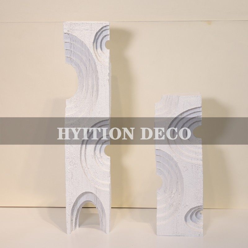 现代黑白树脂波纹形几何样板间客厅茶几桌面软装饰品摆设,家居饰品,装饰摆件,淘宝优惠券,粉丝福利购,淘宝优惠卷