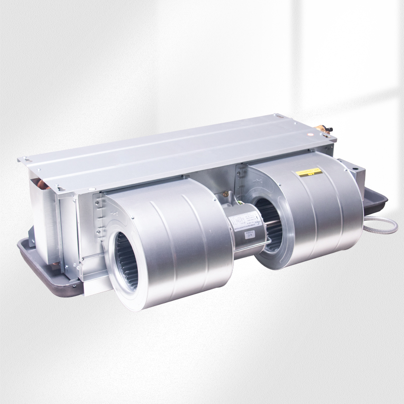 风机盘管水空调卧式暗装煤改气超薄明装家用宾馆冷暖水温中央空调