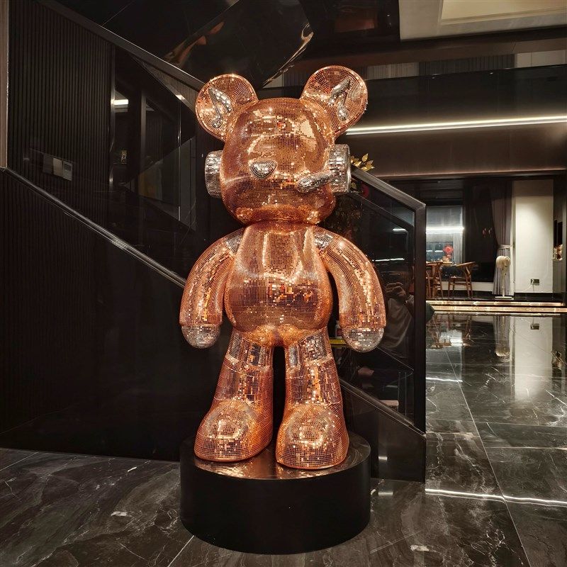 暴力熊带音响存钱罐大型落地客厅电视柜酒店大堂别墅家居装饰,家居饰品,落地摆件,淘宝优惠券,粉丝福利购,淘宝优惠卷