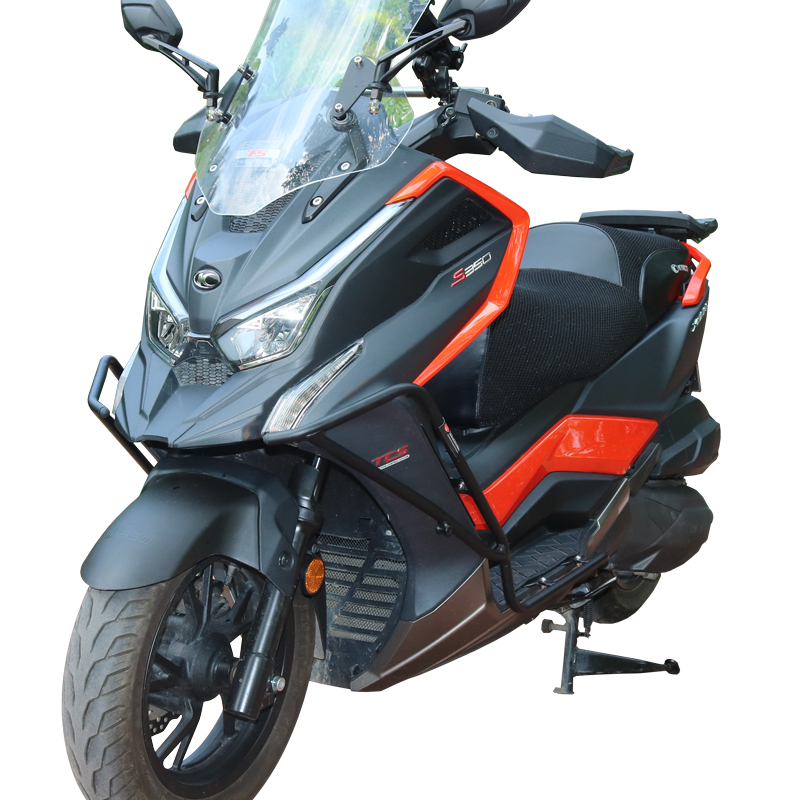 适配光阳S350/S250机车保险杆防摔杠前保杆尾架尾箱改装