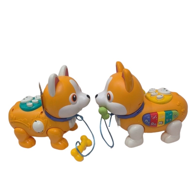 儿童电动玩具狗拉线狗狗故事机早教多功能亲子互动玩具宝宝1-3岁