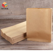 加厚一次性食品空白加大中小号纯牛皮炸鸡排小吃防油膜包装 纸袋