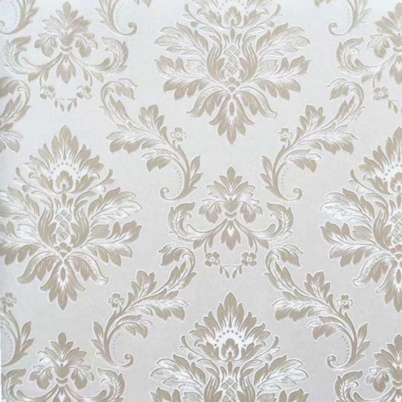 欧式防水大马士革壁纸加厚立体浮雕墙纸客厅卧室背景墙,家装主材,PVC墙纸,淘宝优惠券,粉丝福利购,淘宝优惠卷