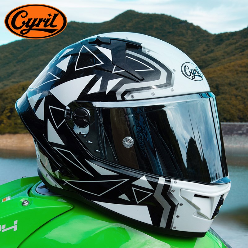 CYRIL赛罗头盔机车全盔男女全覆式摩托车赛车街车四季通用R1跑盔