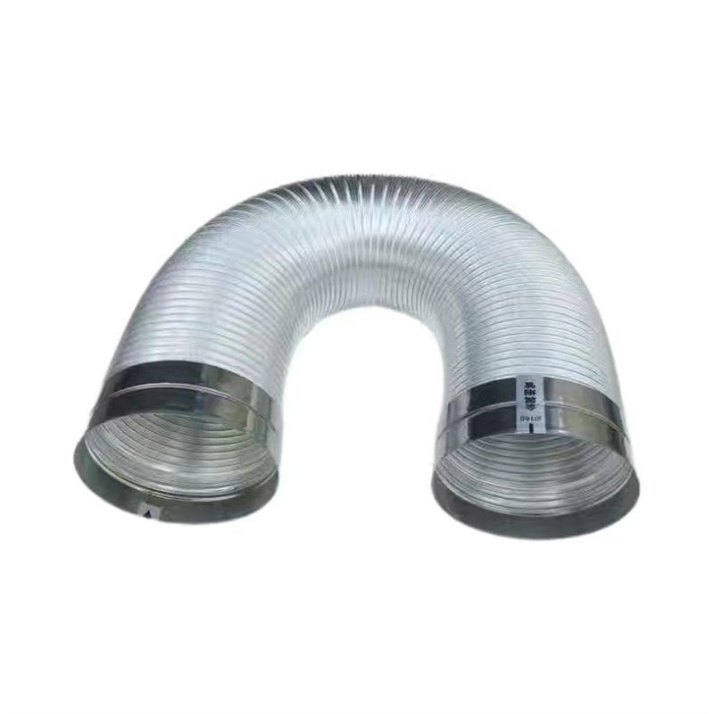 油烟机纯铝制品排风管加厚管燃气管强排烟铝管不锈钢纯铝伸缩烟管
