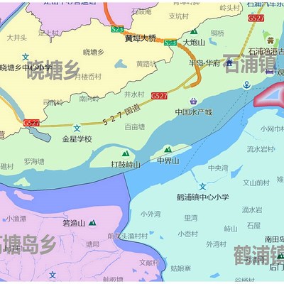 象山县地图1.15m丽水市折叠家用高清办公室书房新款装饰画墙贴