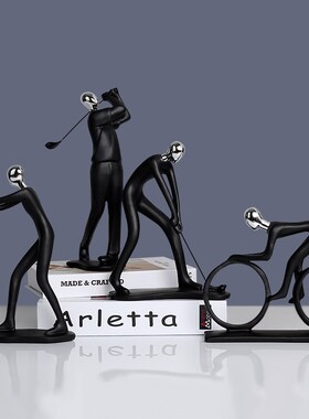 仓创意人物猫头鹰熊猫仙人掌装饰品现代家居客厅电视柜