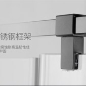 门一字型整黑色房沐浴房