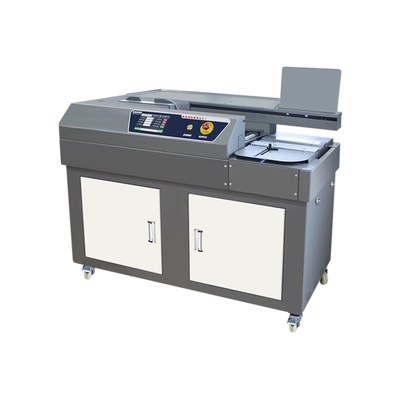 万德幅面自动调方圆全自动柜式胶装标书文件书本热熔胶