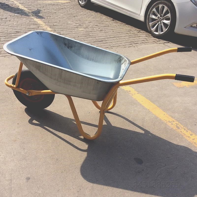 德国独轮小推车建筑工地花园推沙泥载重手推车垃圾农用工具手