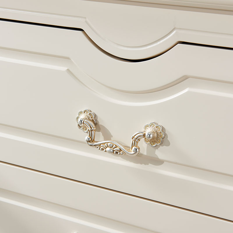 欧式五斗柜客厅储物柜靠墙多功能实木抽屉柜斗柜卧室矮柜收纳柜子