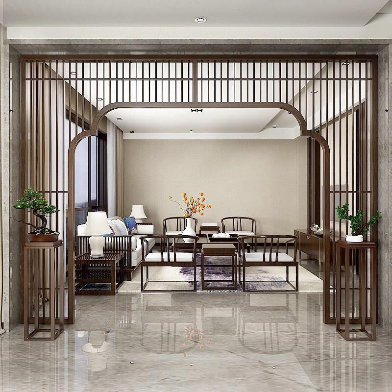 月亮门入户屏风柜玄关博古架拱门置物层架隔断新实木柜圆洞门,商业/办公家具,实验室配件,淘宝优惠券,粉丝福利购,淘宝优惠卷