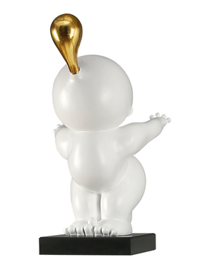 抽象吹泡泡物雕塑酒店大堂装置艺术品客厅橱装饰落地