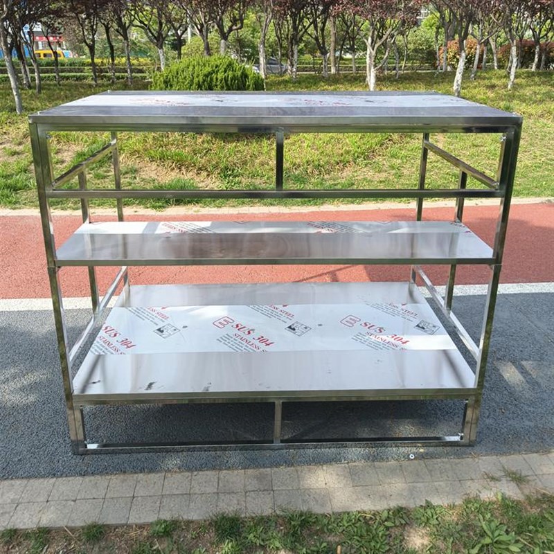 不锈钢三轮车商用小吃车架子摆摊多功能烧烤车麻辣烫煎油炸串夜市