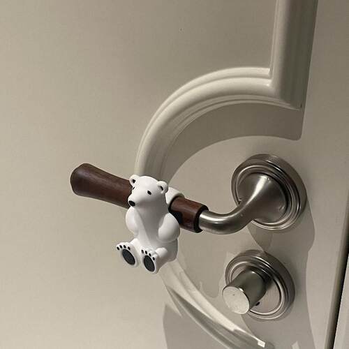 可爱小熊防撞门挡防夹手防撞垫阻门器门把手静音门吸硅胶缓冲防碰