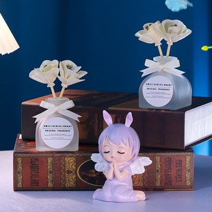 安妮花园可爱香薰礼盒卧室内房间淡香办公室桌面无火香氛摆件