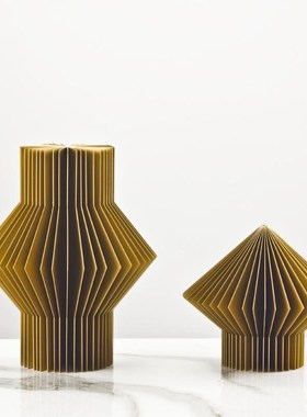 摆件样板折纸现代几何客厅简约售楼处软装创意品房U艺术饰品装饰