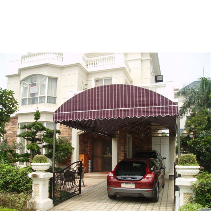 酒席推拉帐篷 活动车篷别墅车篷大排档伸缩雨棚 户外烧烤移动雨蓬