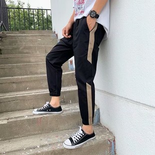 150小码155小短腿裤子160cm男生矮个子百搭九分宽松搭配潮男显高