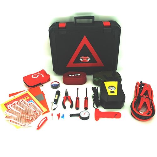 诺克萨斯50件套自驾游用品汽车应急工具箱车载T应急包汽车应急包