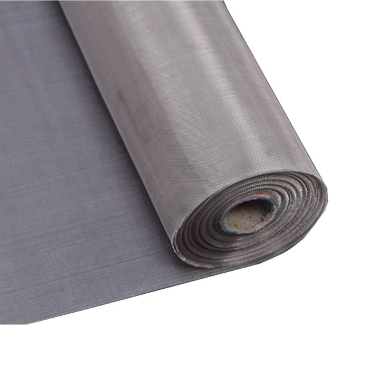 100-2000高目数筛网装饰不锈钢丝网卷密纹编织316L不锈钢过滤网布