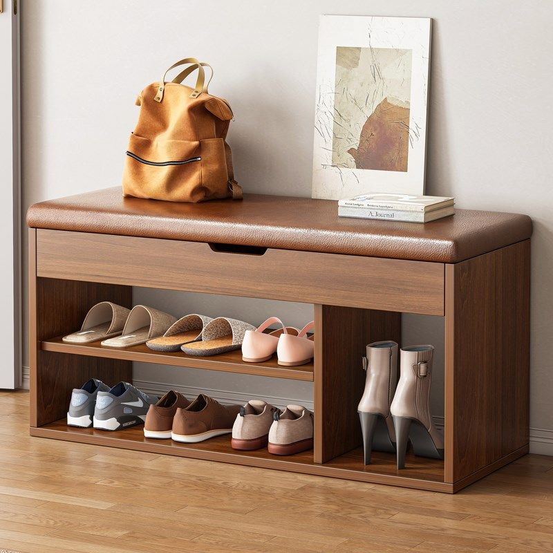 换鞋凳家用门口可坐式穿鞋凳进门凳入户鞋柜坐凳一体软包坐垫鞋架,住宅家具,鞋架,淘宝优惠券,粉丝福利购,淘宝优惠卷