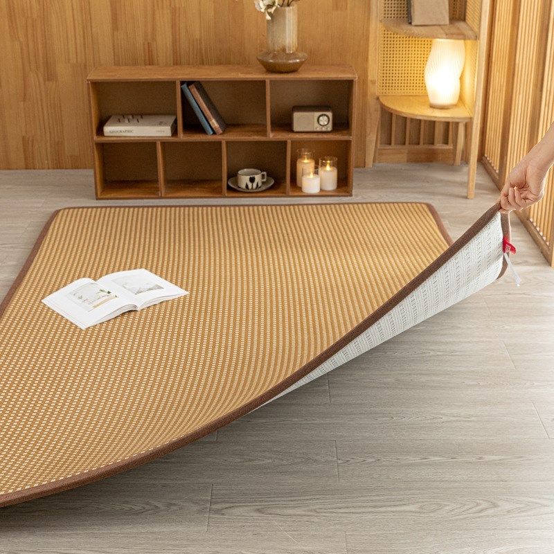 凉席床垫打地铺睡垫神器加厚单双人软垫夏季藤席夏凉垫地垫榻榻米