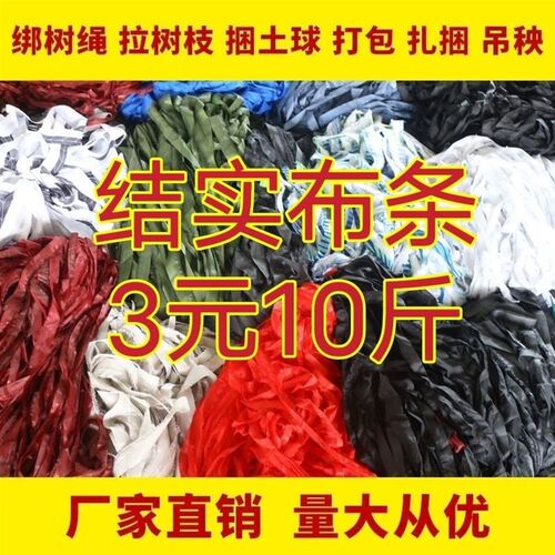 果树捆绑拉枝定型尼龙q桔柑绑绳耐磨马扎绳扁带布条大棚压膜打包
