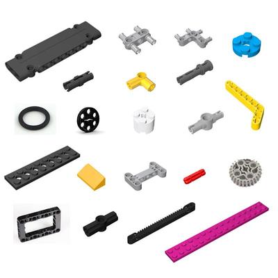 spike 45678 积木包 国产积木程式设计机器人益智小颗粒MOC零配散