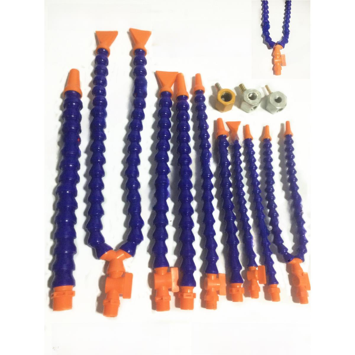 Y型双管分叉机床塑料冷却水管竹节管数控车床喷水油吹气管万向管