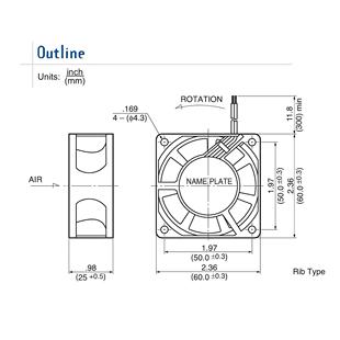 2410ML 05W 24V NMB 变频器散热风扇 6025 mat7 B70 正品 B60