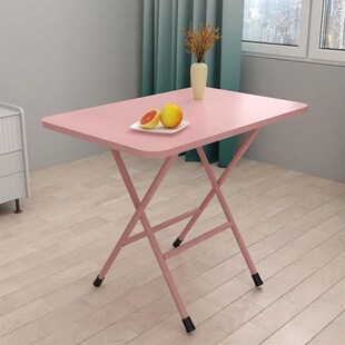 高脚餐桌塑料经济型床上书桌小户型便携式小方桌饭桌折叠桌吃饭新