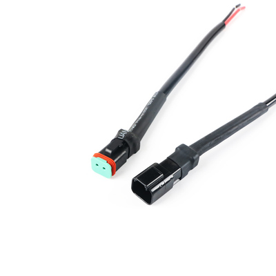 汽车led射灯改装防水连接插头大功率插座公母防水插头DT快拆插头