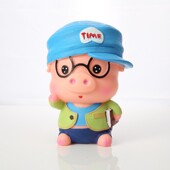 创意大人猪存钱罐可爱卡通动物储蓄罐 储钱罐生日礼品 防摔儿童