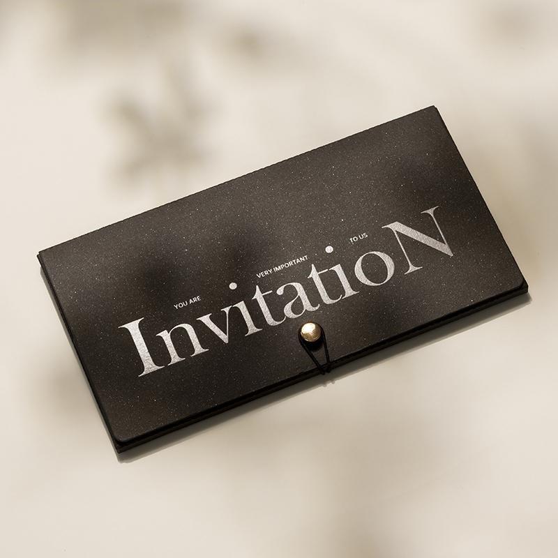 定制商务邀请函公司开业年会活动会议高级感立体请柬请帖礼品贺卡