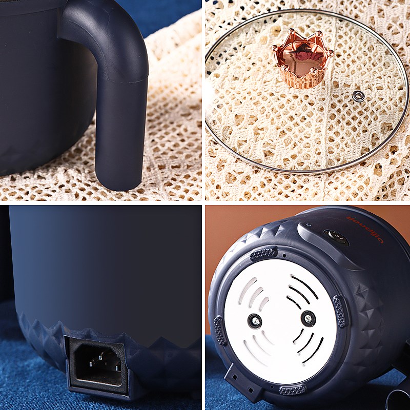 电煮锅多功能学生迷你家用宿舍泡面锅插电一体不粘锅电热锅电火锅