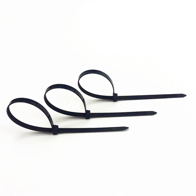 国标黑色白色8*0自锁式塑料尼龙扎带8x0宽足7.mm数量100条