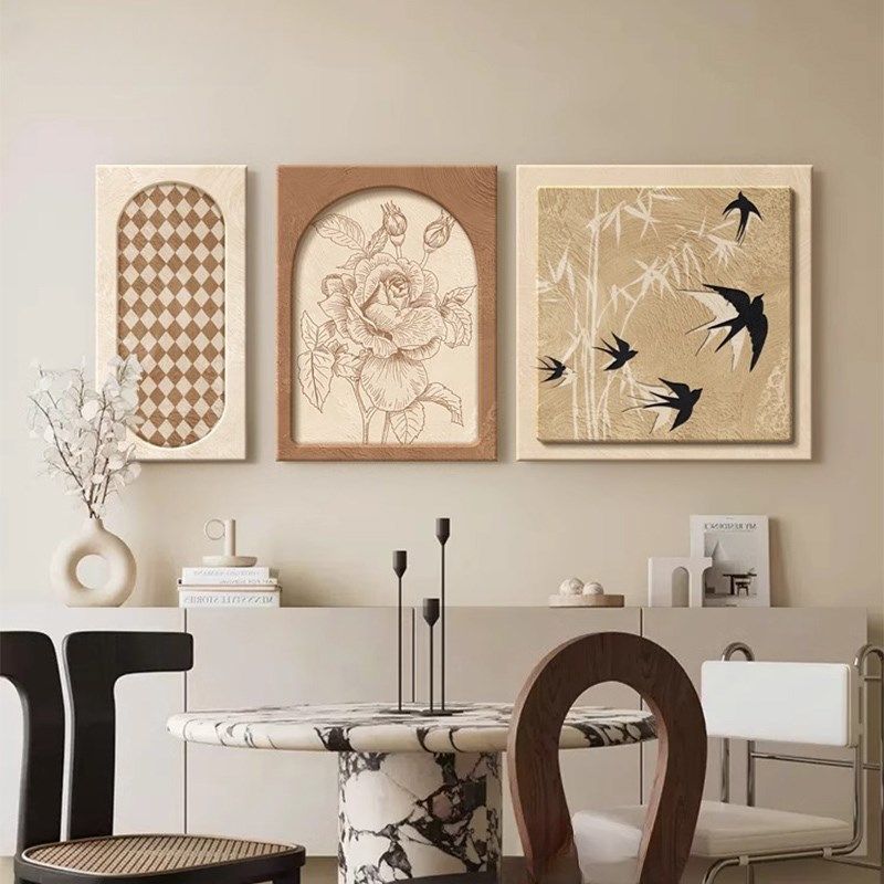 法式中古风客厅装饰画复古鸟沙发背景墙挂画卧室画壁画,家居饰品,现代装饰画,淘宝优惠券,粉丝福利购,淘宝优惠卷