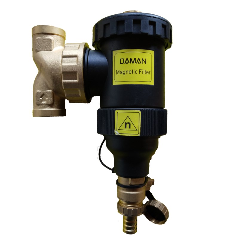 地暖地热分水器壁挂炉除垢器磁性除污器3/4内丝接口