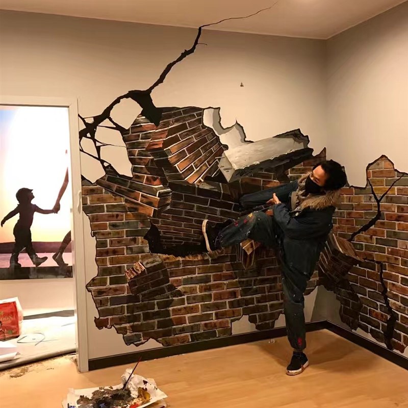 墙面涂鸦苏州上海杭州无锡工装墙体彩绘手绘墙壁画装饰画定制