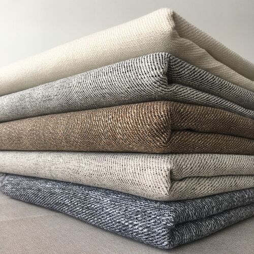 粗麻布料亚麻布料格子布料格条布料实木沙发垫春秋椅垫飘垫布料