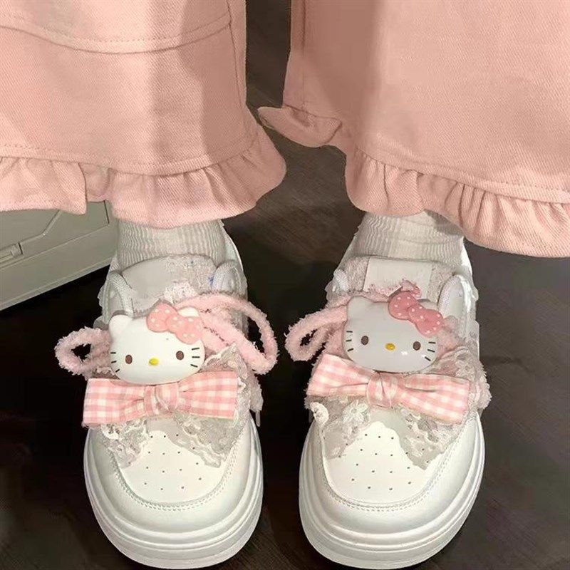 大童板鞋防滑运动鞋透气春季平底休闲鞋凯特猫女孩鞋透气百搭单鞋,童鞋/婴儿鞋/亲子鞋,板鞋,淘宝优惠券,粉丝福利购,淘宝优惠卷