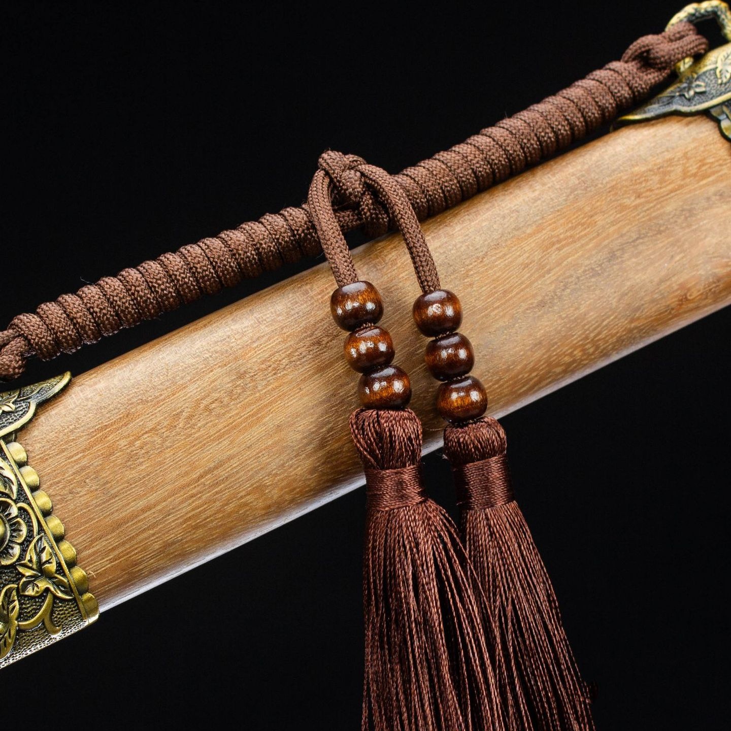 龙泉市刀剑手工锻打一体高锰钢龙凤环手唐横刀双手战刀宝剑未开刃