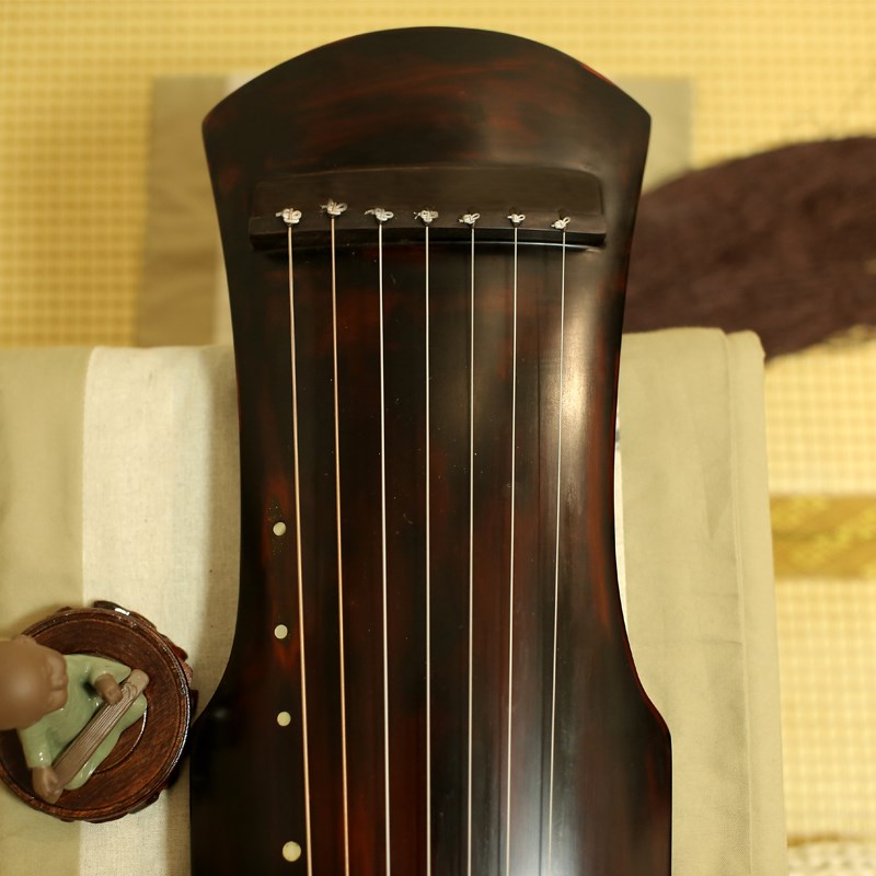 金扬】老杉木纯手工演奏古琴赠送1件纯生漆鹿角霜伏羲古琴