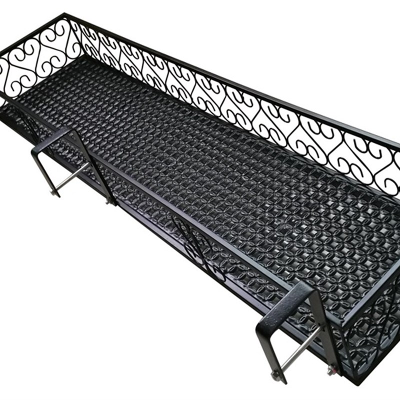 铁艺多层挂式花盆架栏杆悬挂多肉吊兰绿萝客厅壁挂花架子阳台护栏