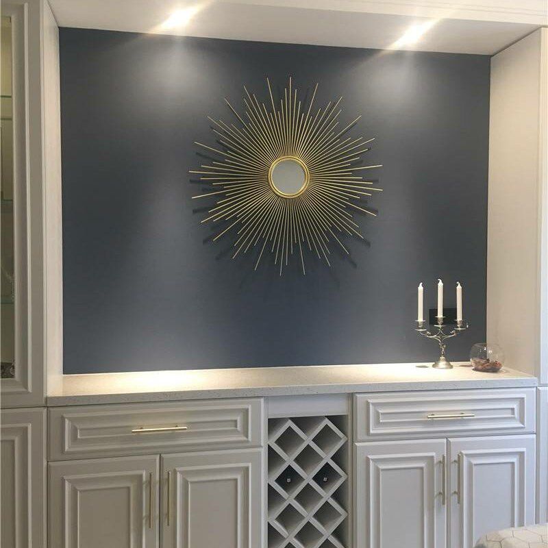 欧式创意铁艺壁饰壁挂太阳镜家居客厅背景墙面装饰品立体墙饰挂饰