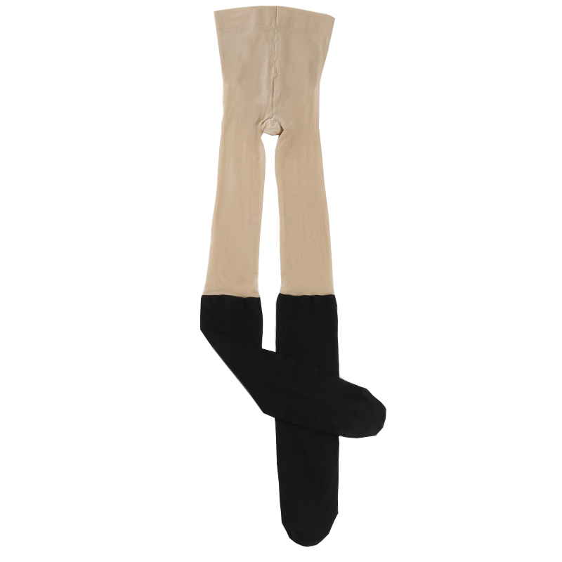 光腿神器拼接丝袜女防掉过膝假高筒小腿袜萝莉白色中短筒打底裤袜